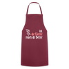 Ick, die Kleene, mach dir Beene! - Kochschürze - Bordeaux