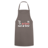 Ick, die Kleene, mach dir Beene! - Kochschürze - Grau