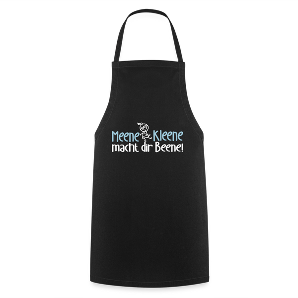 Meene Kleene macht dir Beene! - Kochschürze - Schwarz
