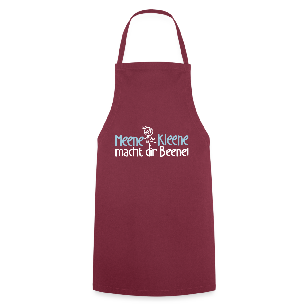Meene Kleene macht dir Beene! - Kochschürze - Bordeaux