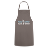 Meene Kleene macht dir Beene! - Kochschürze - Grau