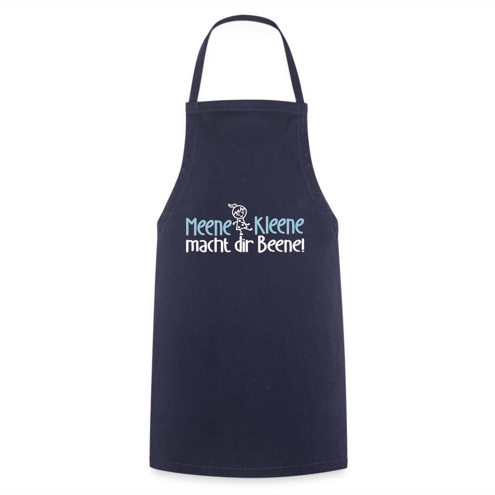Meene Kleene macht dir Beene! - Kochschürze - Navy