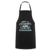 Könnt' ick fliejen, wär ick zu faul zum Flüjelschlagen - Kochschürze - Schwarz