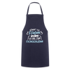 Könnt' ick fliejen, wär ick zu faul zum Flüjelschlagen - Kochschürze - Navy
