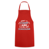 Könnt' ick fliejen, wär ick zu faul zum Flüjelschlagen - Kochschürze - Rot