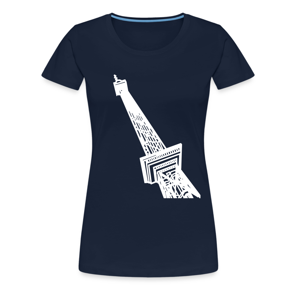 Der Funkturm - Frauen Premium T-Shirt - Navy