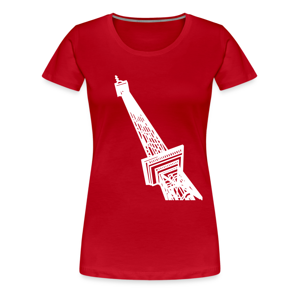 Der Funkturm - Frauen Premium T-Shirt - Rot