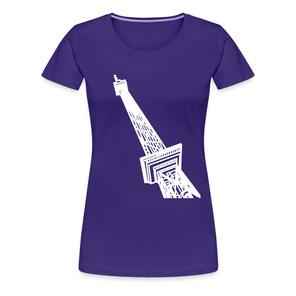 Der Funkturm - Frauen Premium T-Shirt - Lila