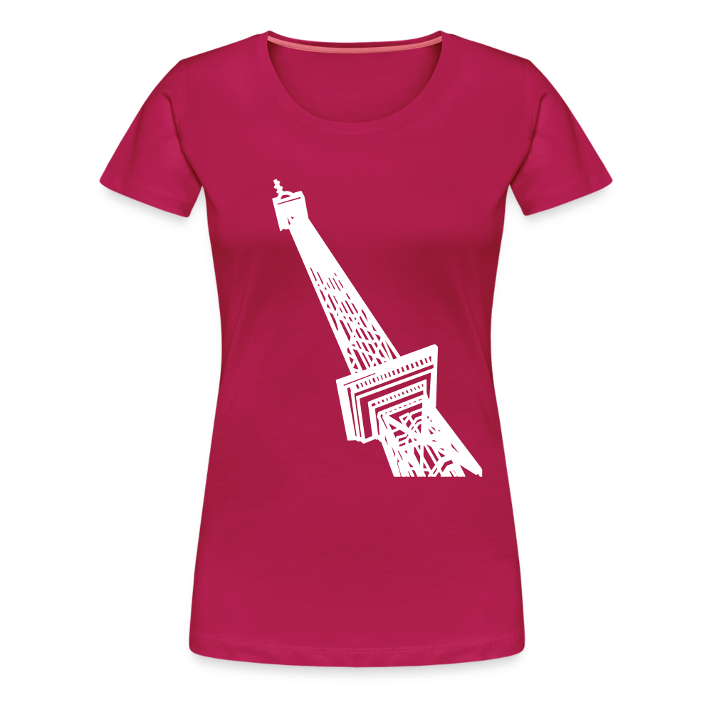 Der Funkturm - Frauen Premium T-Shirt - dunkles Pink