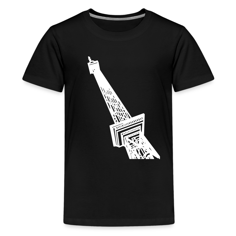 Der Funkturm - Teenager Premium T-Shirt - Schwarz