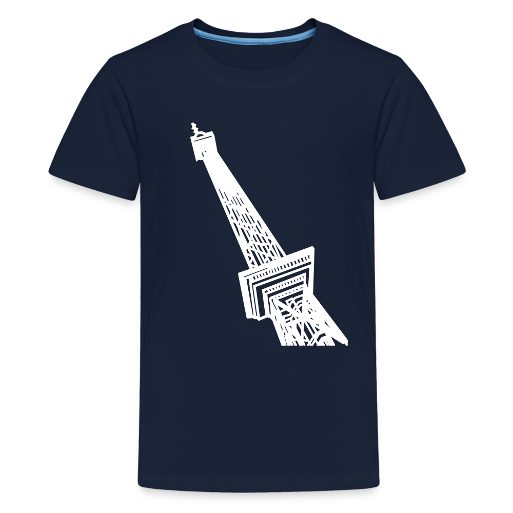 Der Funkturm - Teenager Premium T-Shirt - Navy
