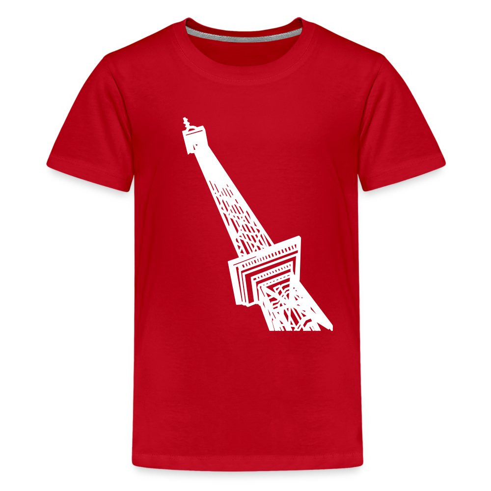 Der Funkturm - Teenager Premium T-Shirt - Rot