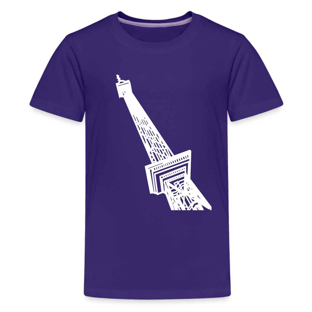 Der Funkturm - Teenager Premium T-Shirt - Lila