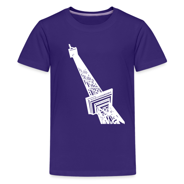 Der Funkturm - Teenager Premium T-Shirt - Lila
