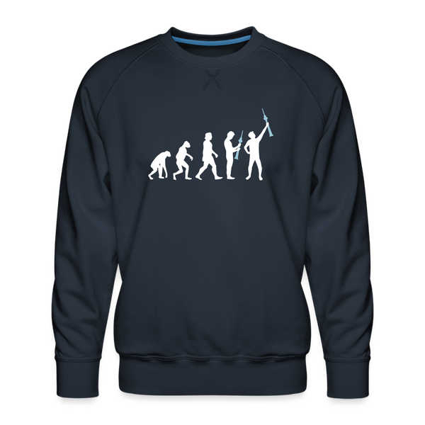 Evolution - Männer Premium Sweatshirt - Navy