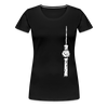 Fernsehturm Zick zack - Frauen Premium T-Shirt - Schwarz