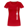 Fernsehturm Zick zack - Frauen Premium T-Shirt - Rot