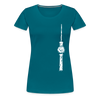 Fernsehturm Zick zack - Frauen Premium T-Shirt - Divablau
