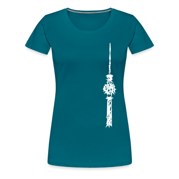 Fernsehturm Zick zack - Frauen Premium T-Shirt - Divablau