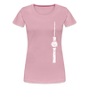 Fernsehturm Zick zack - Frauen Premium T-Shirt - Hellrosa