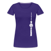 Fernsehturm Zick zack - Frauen Premium T-Shirt - Lila