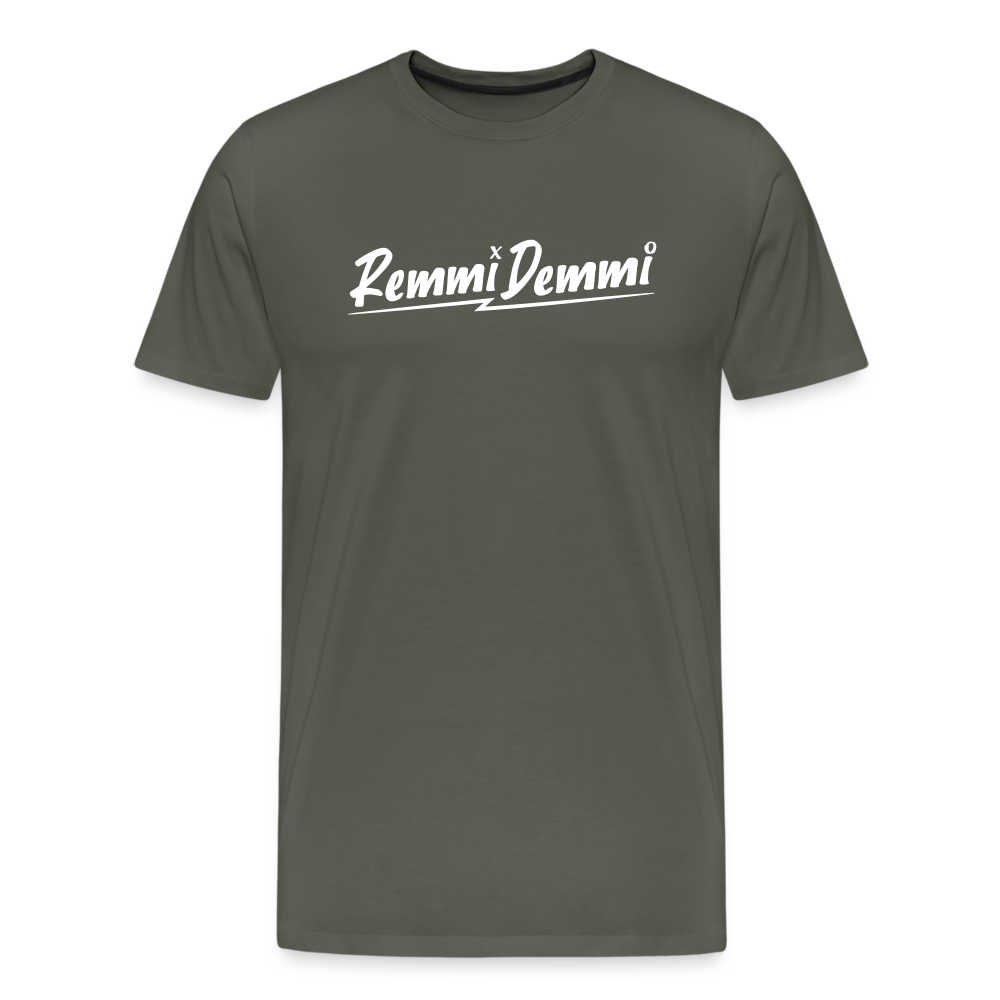 Remmi Demmi - Männer Premium T-Shirt - Asphalt