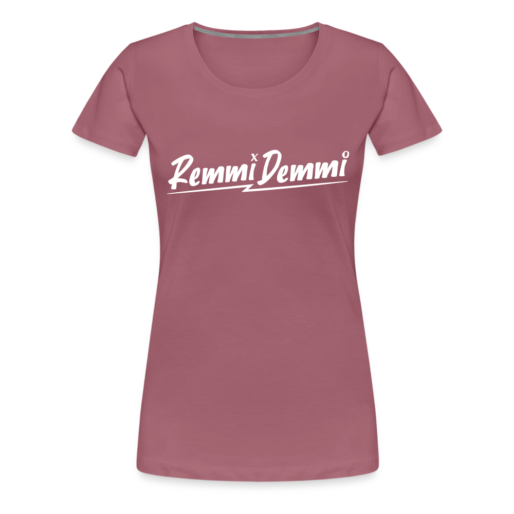 Remmi Demmi - Frauen Premium T-Shirt - Malve