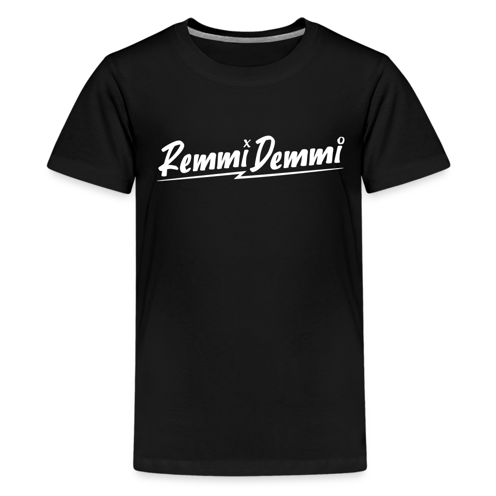 Remmi Demmi - Teenager Premium T-Shirt - Schwarz