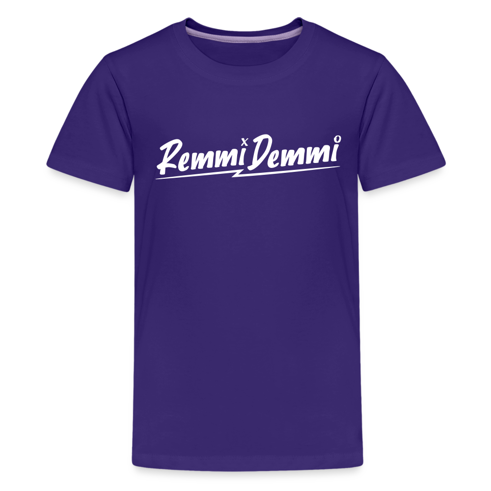 Remmi Demmi - Teenager Premium T-Shirt - Lila