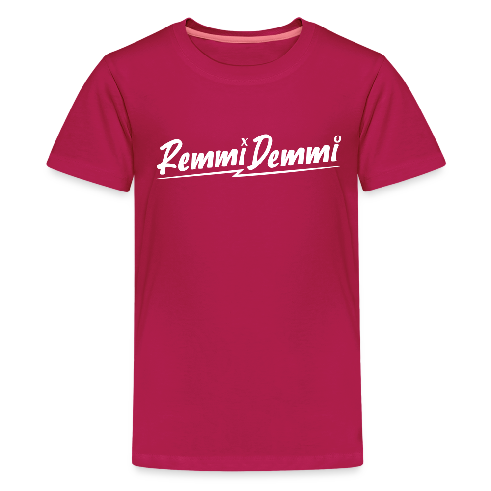 Remmi Demmi - Teenager Premium T-Shirt - dunkles Pink