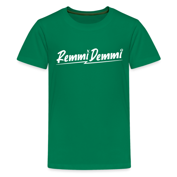 Remmi Demmi - Teenager Premium T-Shirt - Kelly Green