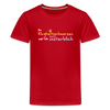 Bei Klugheitsschmerzen wär' ick unsterblich - Teenager Premium T-Shirt - Rot