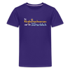 Bei Klugheitsschmerzen wär' ick unsterblich - Teenager Premium T-Shirt - Lila
