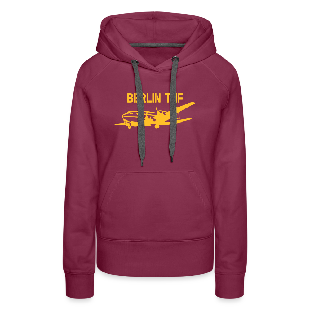 Berlin THF - Frauen Premium Hoodie - Bordeaux