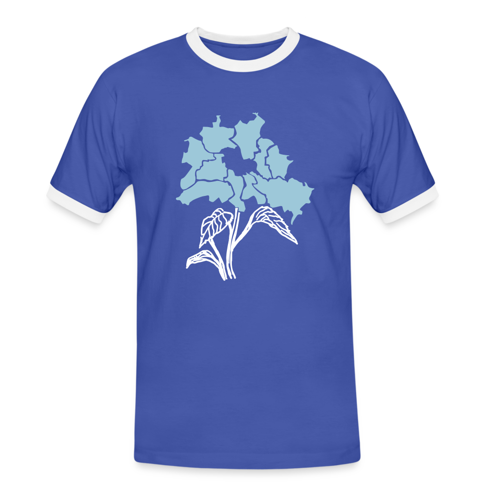 Dit duftet dufte! - Männer Ringer T-Shirt - Blau/Weiß