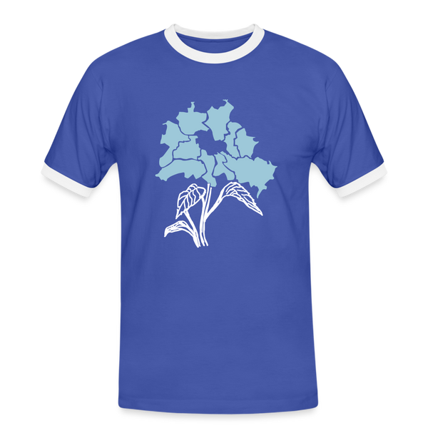 Dit duftet dufte! - Männer Ringer T-Shirt - Blau/Weiß
