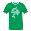 Dit duftet dufte! - Männer Ringer T-Shirt - Kelly Green/Weiß