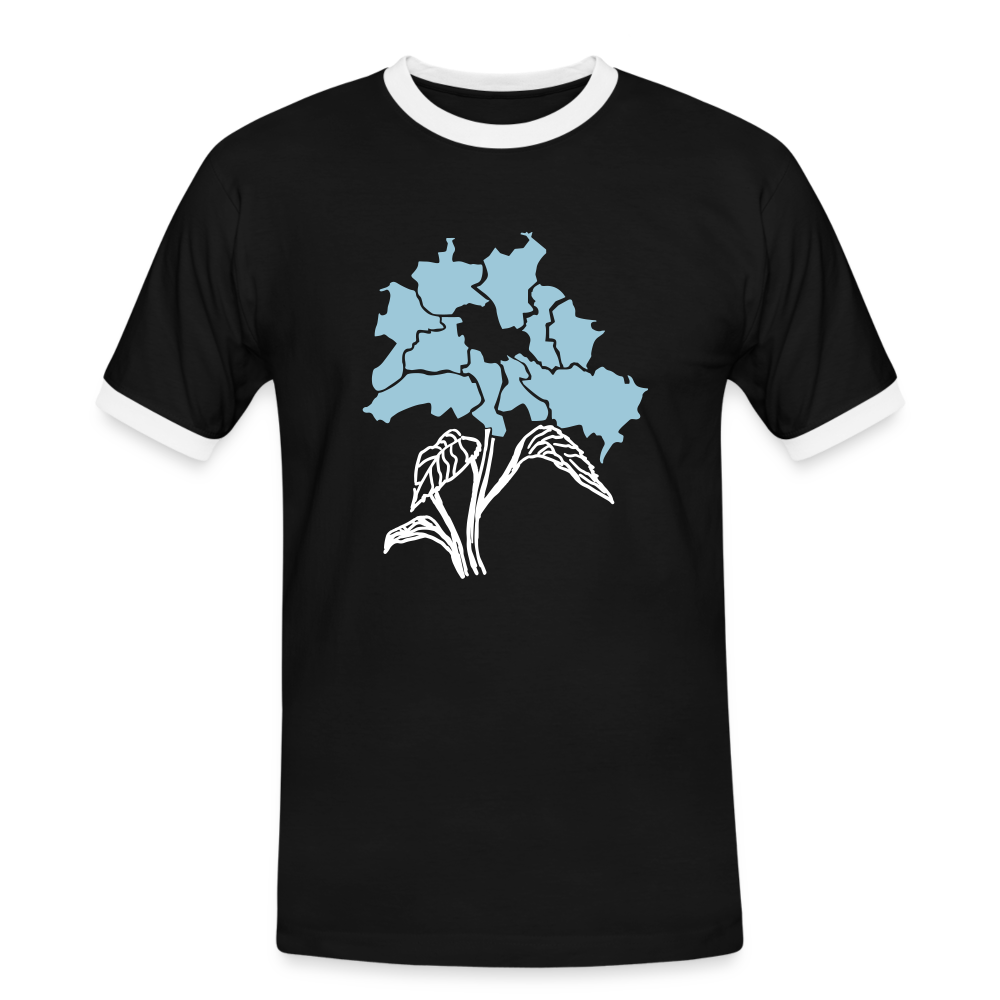 Dit duftet dufte! - Männer Ringer T-Shirt - Schwarz/Weiß