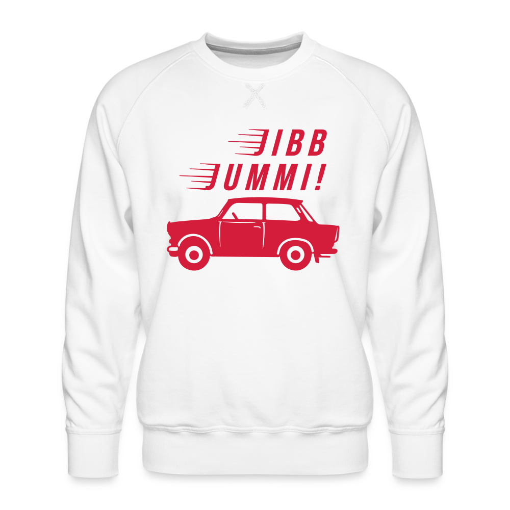 Jibb Jummi - Männer Premium Sweatshirt - weiß