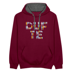 Berliner sind dufte - Kontrast Hoodie
