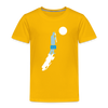 Unterwegs in Berlin - Kinder Premium T-Shirt - Sonnengelb