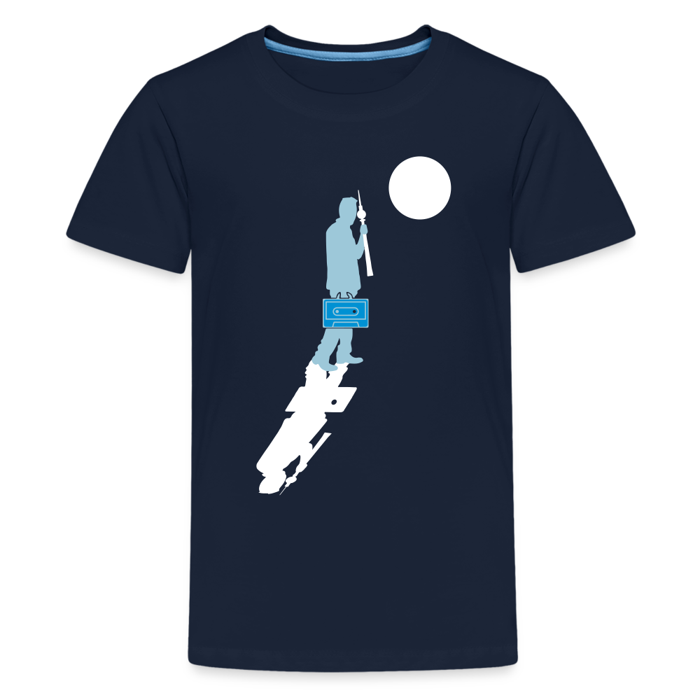 Unterwegs in Berlin - Teenager Premium T-Shirt - Navy