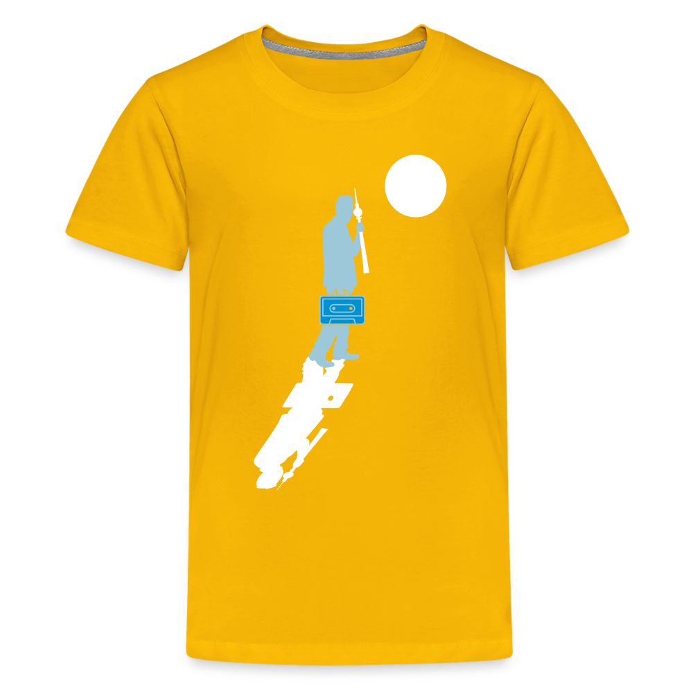 Unterwegs in Berlin - Teenager Premium T-Shirt - Sonnengelb