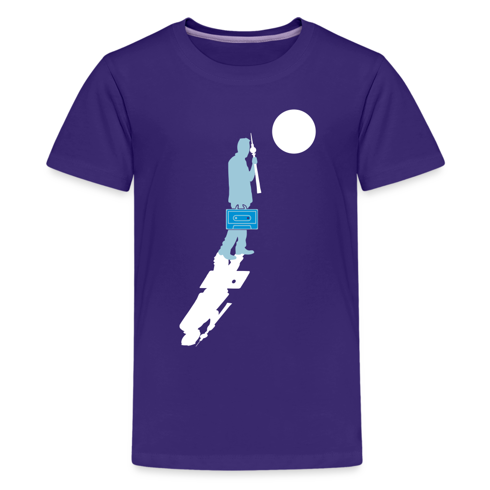 Unterwegs in Berlin - Teenager Premium T-Shirt - Lila