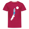 Unterwegs in Berlin - Teenager Premium T-Shirt - dunkles Pink