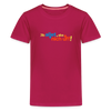 Jib allet, aba nich uff! - Teenager Premium T-Shirt - dunkles Pink