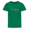 Jib allet, aba nich uff! - Teenager Premium T-Shirt - Kelly Green