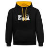Dit Orijinal - Kontrast Hoodie - Schwarz/Gold