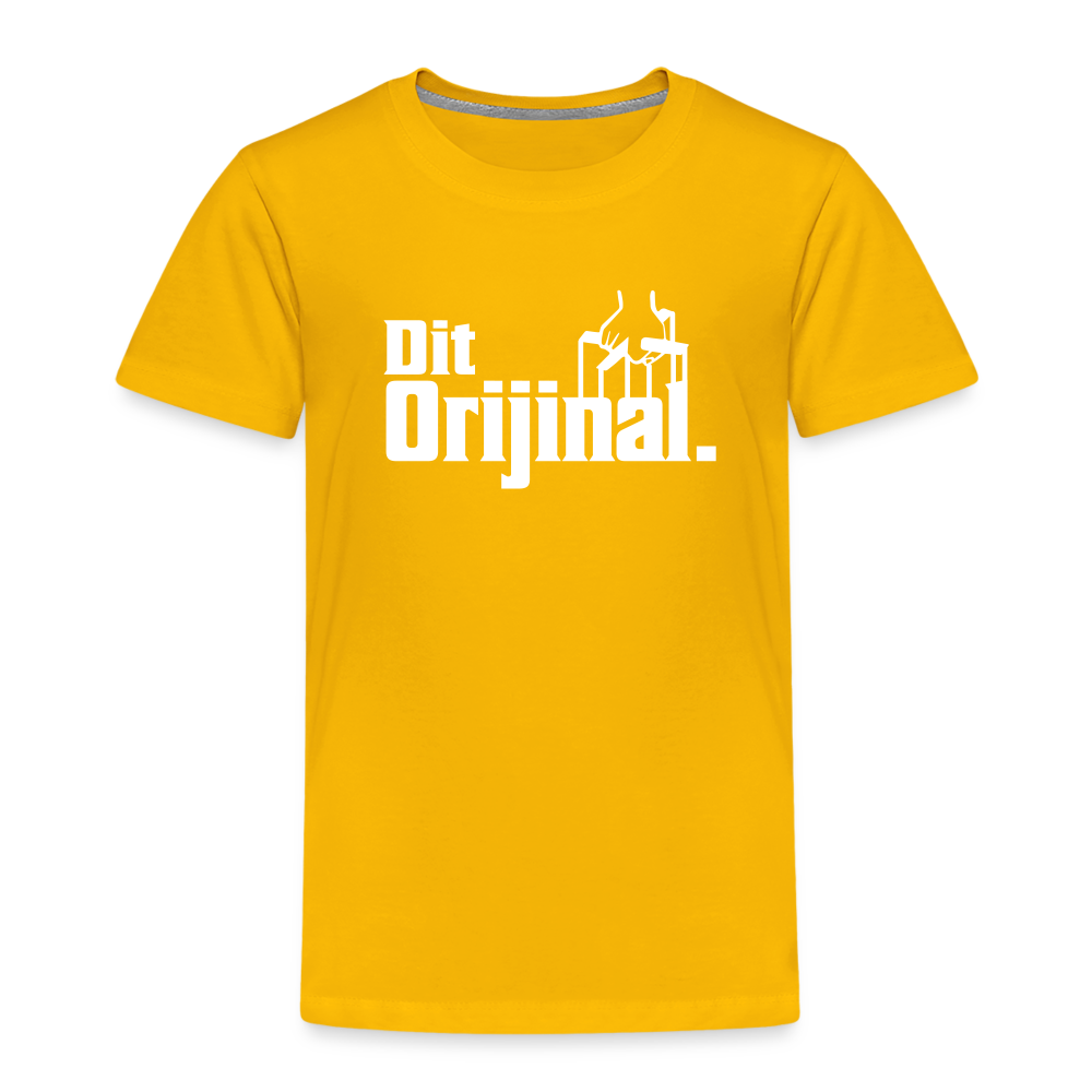 Dit Orijinal - Kinder Premium T-Shirt - Sonnengelb