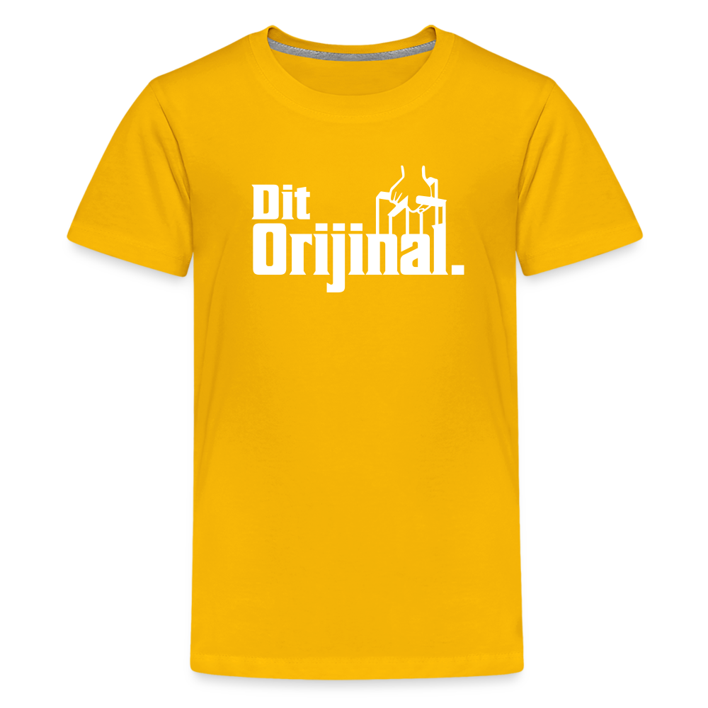 Dit Orijinal - Teenager Premium T-Shirt - Sonnengelb